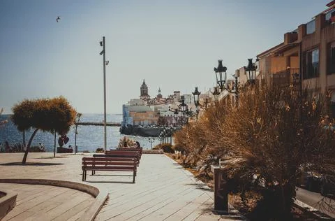Sitges town, Spain Stock Photos