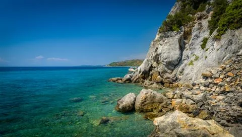Sithonia coast Stock Photos