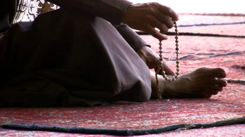Sitted muslim Stock Footage 36489524
