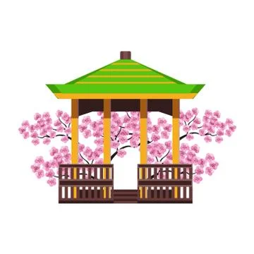 Sitting area park vector illustratration Design Stock Illustration