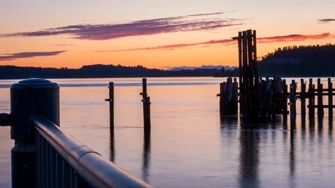 Sitting by the Dock at the Bay Video stock 74767696