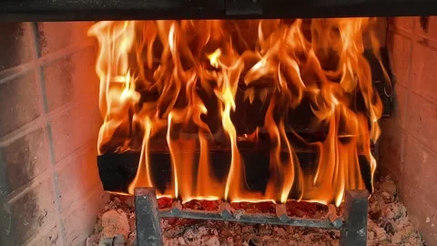 Sitting by the fire on a winter evening Stock Footage 242724184