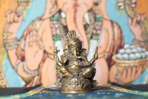 Sitting Ganesh Stock Photos