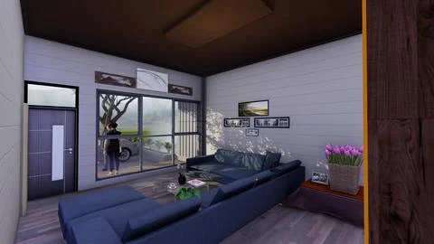 Sitting room Illustrazione stock