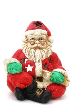 Sitting Santa Stock Photos