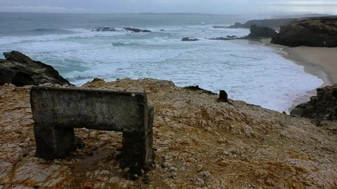 Sitting at the sea Stock Footage 85426089