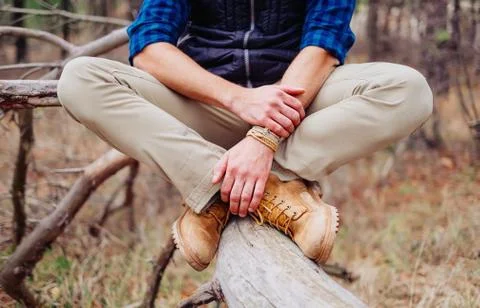 Sitting on a tree Stock Photos