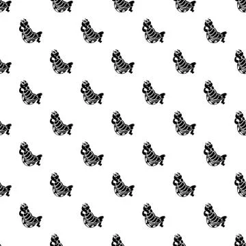 Sitting turtle icon, simple style Stock Illustration