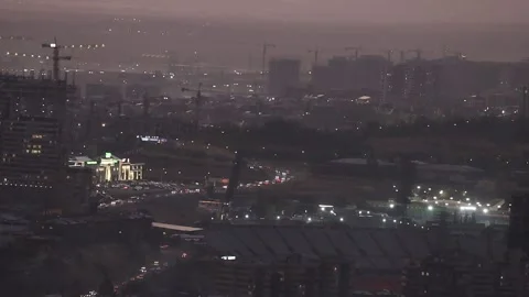 Sity in the evening 10 Stock Footage 323627412