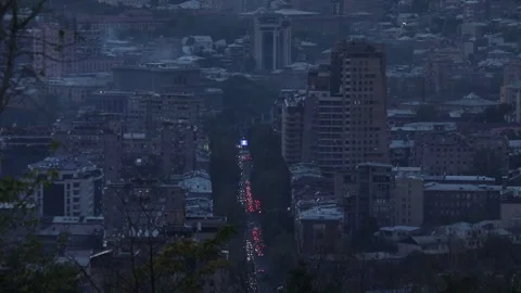 Sity in the evening 5 Stock Footage 323626373