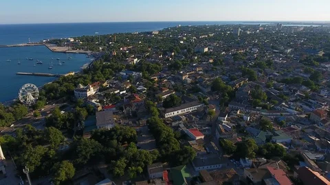 Сity by the sea Video stock 94561740