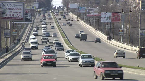 Сity ​​traffic timelapse Stock Footage 22753365