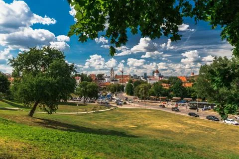 Sityscape of Vilnus Stock Photos