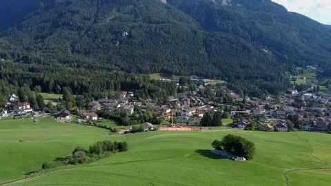 Siusi Sasso Piatto Stock Footage 114354901