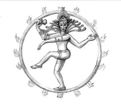 Siva drawing 库存插图