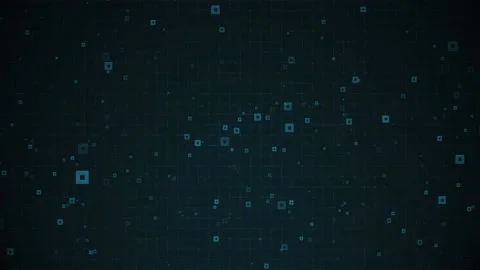 Six Appears on Screen on Technology Background Stock Footage 169113315