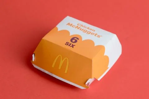 Six Chicken McNuggets Stock Photos