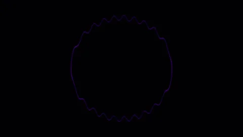 Six circular elements on black background with subtle motion and soft light Stock Footage 342422902
