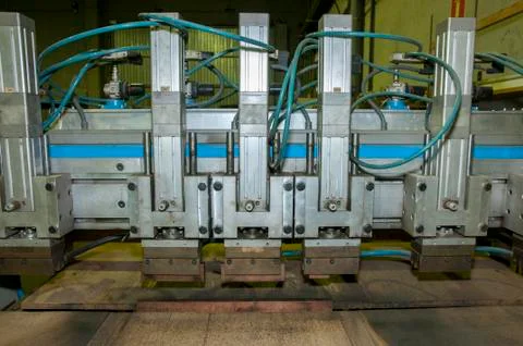 Six-cylinder machine Stock Photos