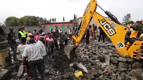Six dead in crash of Amref NGO plane near Nairobi, Mwihoko, KE - 07 Aug 2025 Stock Footage 314466037