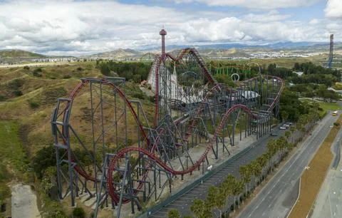 Six Flags Magic Mountain Stock Photos