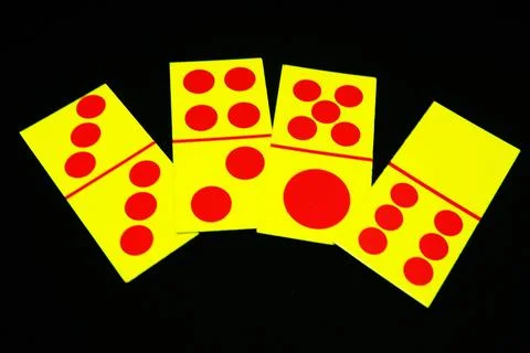 Six Gods or Six Devils in black background Stock Photos