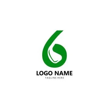 Six golf logo design vector Stock Illustration