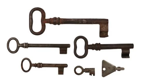 Six keys Stock Photos