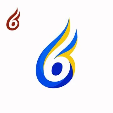 Six logo Stock Illustration