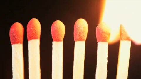 Six Matches Stock-Footage 459543
