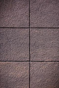 Six rectangles on a concrete wall, copy space. Stock Photos