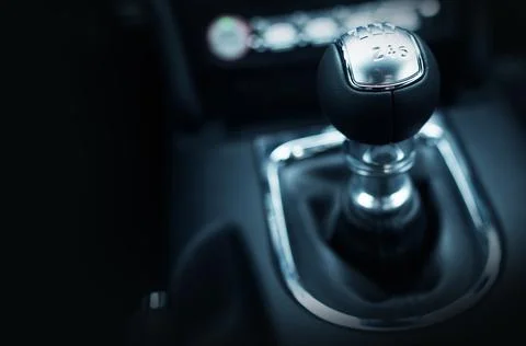 Six Speed Stick Shift Foto stock