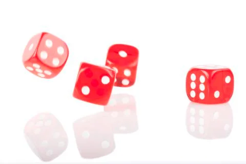 Six two on red Stock Photos