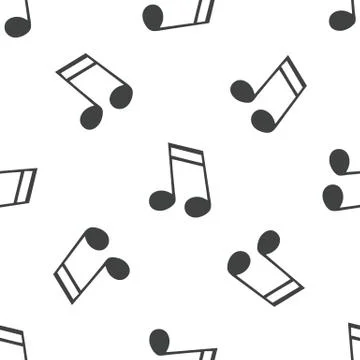 Sixteenth note pattern Stock Illustration