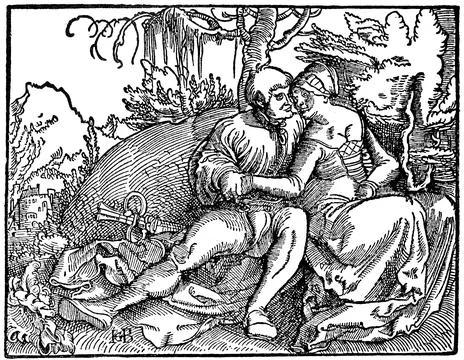 The Sixth Commandment Adultery from the Interpretation of the 10 Commandments Illustration