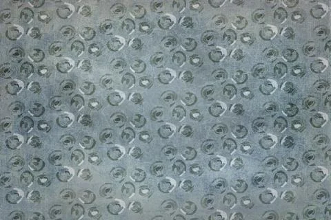 Sixties, Art Deco pattern background. Colors blue, gray and teal Stock Photos