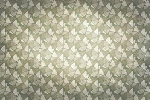 Sixties decoration pattern background. Colors beige, green and gray Stock Photos