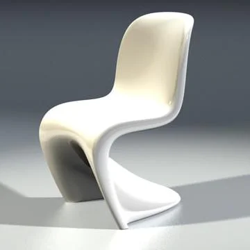 Sixties Designer Chair 3D Model