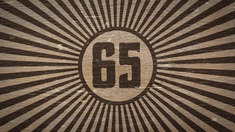 Sixty-five On Wood. 4K 60fps Stock Footage 119766331
