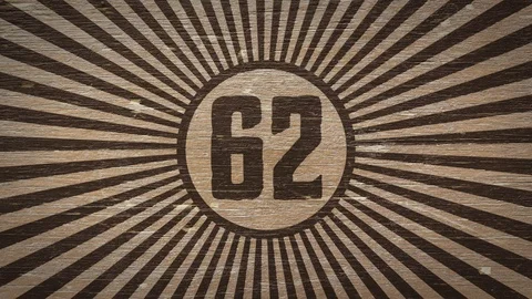 Sixty-two On Wood. 4K 60fps Stock Footage 119765853