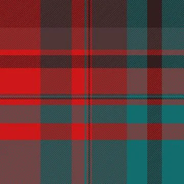 Size check texture vector, close-up plaid textile background. Creative tart.. Stock Illustration