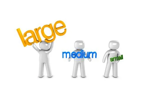 Size 스톡 일러스트