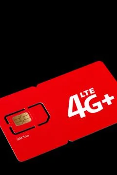 Size of sim card. Standard, micro and nano SIM card. SIM card for phone piled Stock Photos