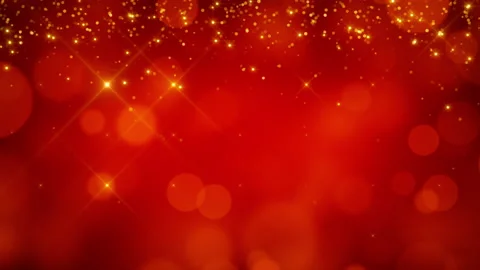 Sizzling hot particles red background dust backdrop Video stock 204133207