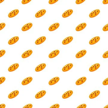 Sizzling pepperoni pizza seamless pattern on white Stock Illustration