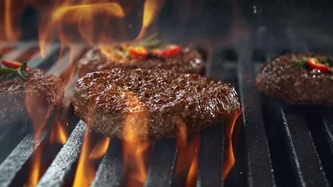 Sizzling Perfection on the Char-Griller Video stock 339267069