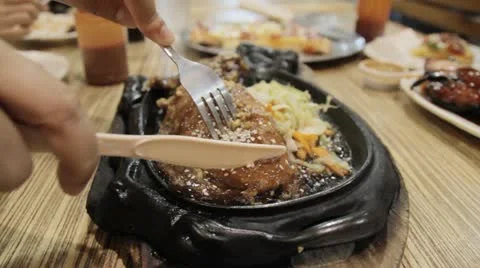 Sizzling Squid Stock Footage 10826923