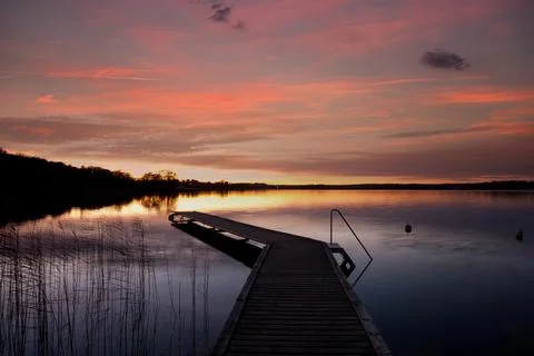 Sjaelsoe lake Stock Photos