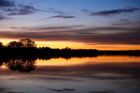 Sjaelsoe lake Stock Photos