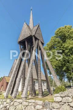 Sjosas Old Church Stock Photos